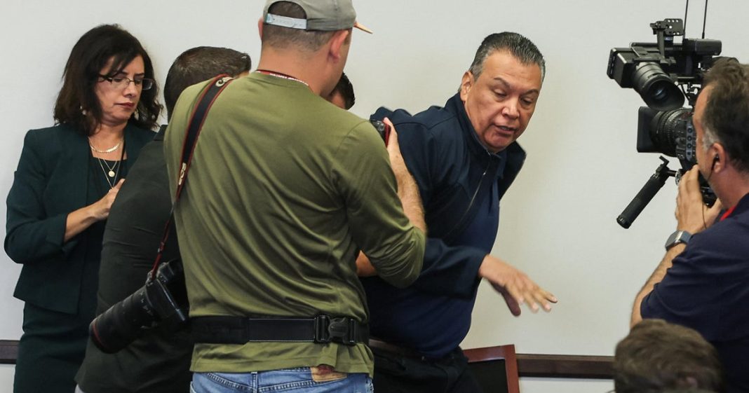 Lawmakers outraged over Padilla's forcible removal from Noem press conference
