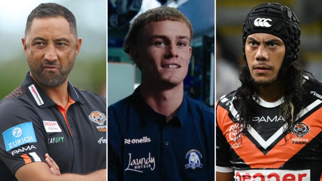 Benji Marshall, Lachlan Galvin and Jarome Luai.