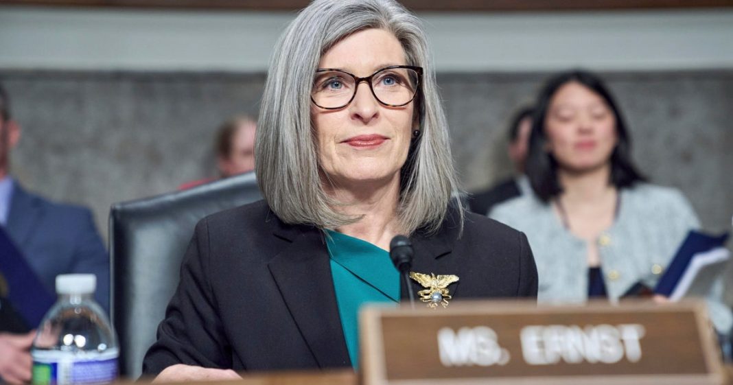 Sen. Joni Ernst defends her 