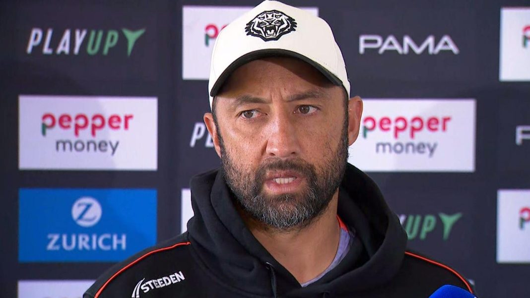 ‘That’s not true’: Benji bristles over young gun as Tigers coach addresses Richo rumour