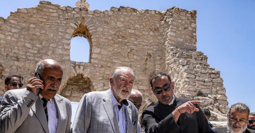 U.S. Ambassador to Israel visits Christian church in West Bank that was target of arson attack