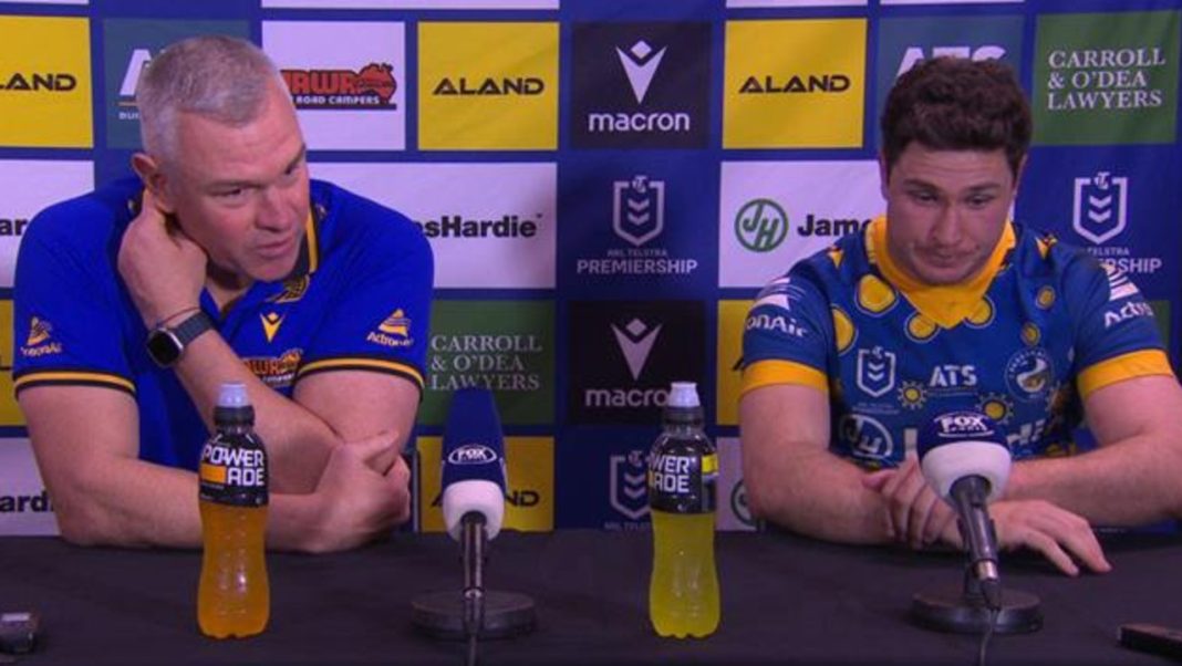 ‘Want to come to review?’: Ryles’ hilarious journo jab as Eels’ effort comes under the microscope